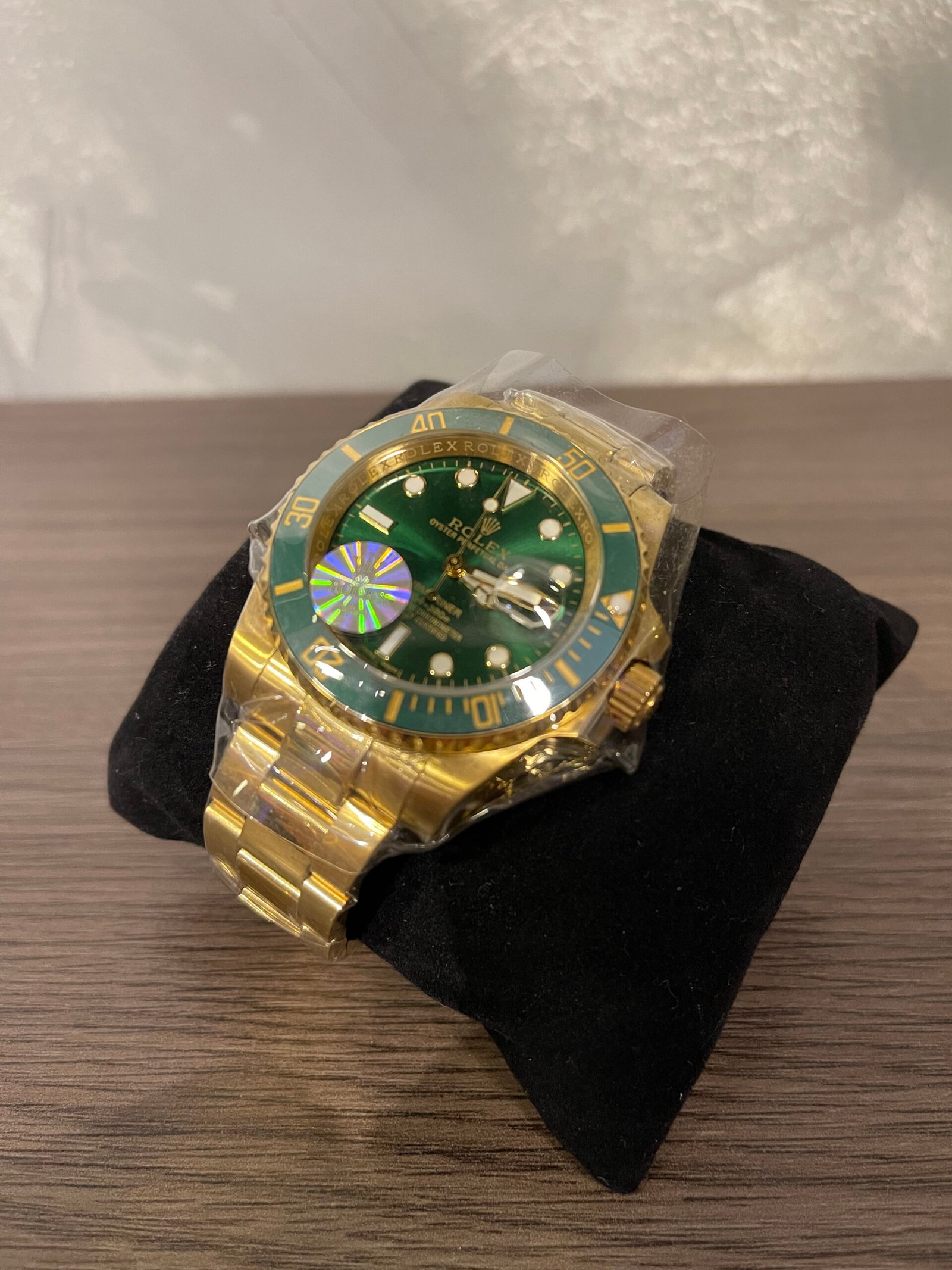 relogio rolex dourado